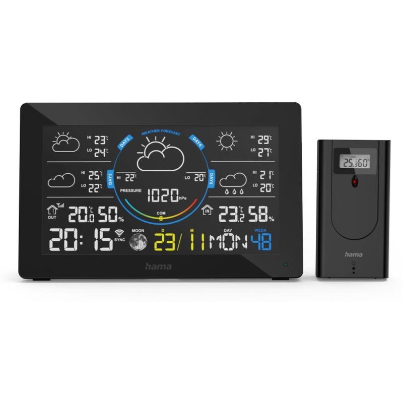 Hama Weather Station w/ WiFi Hawaii Buitensensor Thermometer Hygrometer