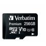 Verbatim Micro SDXC Premium 256GB Class 10 Inc Adapter