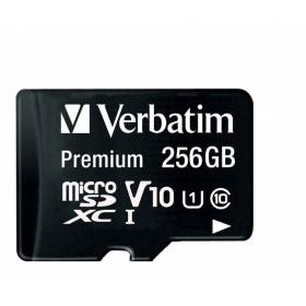 Verbatim Micro SDXC Premium 256GB Class 10 Inc Adapter