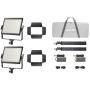 Godox LP400R K2 Black Litemons RGB LED Light Panel 2 Light Kit