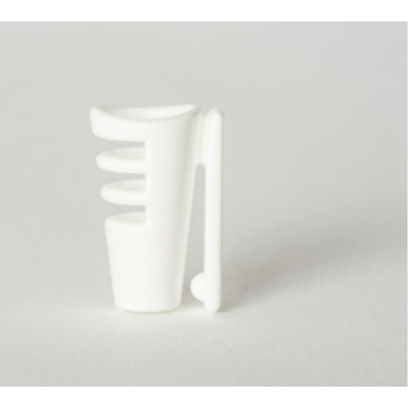 Hide-a-mic For Sanken COS11 Single Piece Bra-Holder White