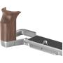 SmallRig 4796B L-Shape Mount Plate w/ Wooden Handle For Sony Alpha 7C II / 7CR