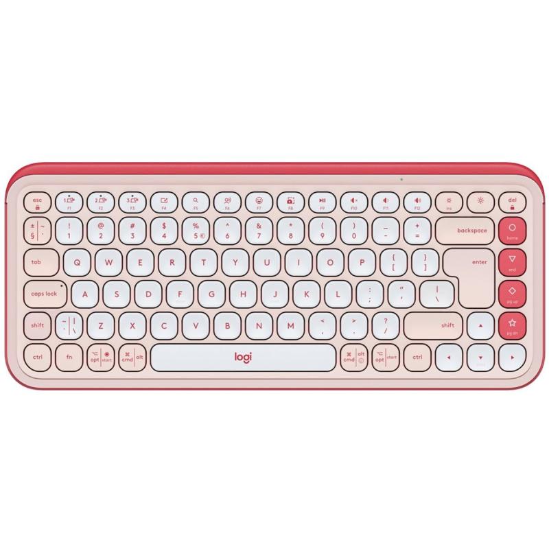 Logitech Pop Icon Keys - Rose (Us)