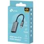 Conversor HDMI 4K 60Hz TP-Link UA520C/ HDMI Hembra - USB Tipo-C Macho/ 10cm/ Gris