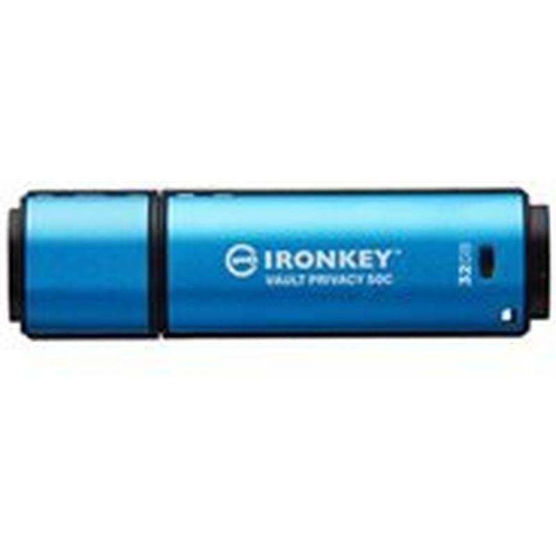 Kingston 32GB USB-C IronKey Vault P 50C AES-256