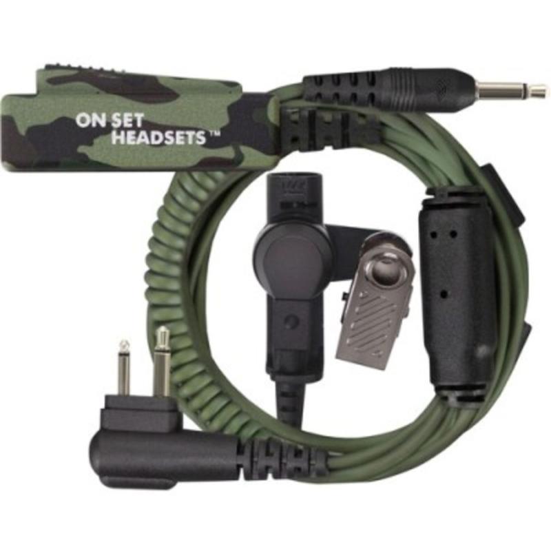 On Set Headsets FilmPro X Headset (Motorola 2-PIN Camo)