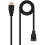 Cable HDMI 1.4 Nanocable 10.15.3002/ HDMI Macho - HDMI Macho/ 1.8m/ Negro