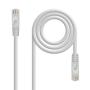 Cable de Red RJ45 UTP Nanocable 10.20.1800-L25 Cat.6A/ LSZH/ 25cm/ Gris
