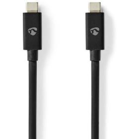 Nedis USB-Cable | USB-C Male | 240 W | 8K@60Hz | 20 Gbps | 2.00 M | PVC | Black