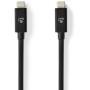 Nedis USB-Cable | USB-C Male | 240 W | 8K@60Hz | 20 Gbps | 2.00 M | PVC | Black