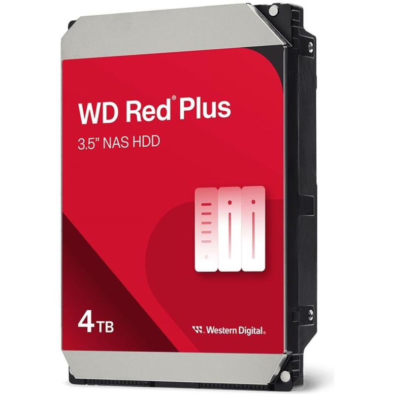 Western Digital 4TB Red Plus SATA 5400RPM 128MB Cache 3Y
