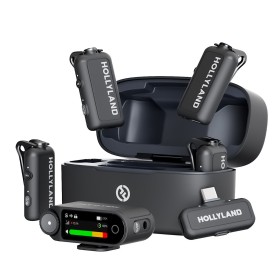 Comprar Hollyland LARK MAX 2 Combo 4 Personas - Sistema de micrófonos inalámbricos - Ganga Electrónica