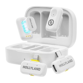 Comprar Hollyland LARK A1 Combo Blanco Marfil - Micrófono inalámbrico para móvil y cámara - Ganga Electrónica