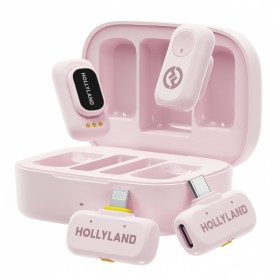 Comprar Hollyland LARK A1 Combo Rosa - Micrófono inalámbrico para móvil y cámara - Ganga Electrónica