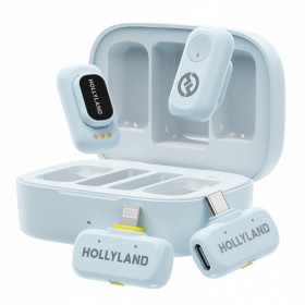 Comprar Hollyland LARK A1 Combo Azul - Micrófono inalámbrico para móvil y cámara - Ganga Electrónica