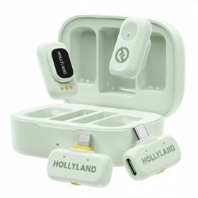 Comprar Hollyland LARK A1 Combo Verde Menta - Micrófono inalámbrico para móvil y cámara - Ganga Electrónica