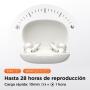 Auriculares Deportivos de Conducción Aérea OpenRock E OPACE02 V2 con estuche de carga/ Autonomía 7h/ Blancos