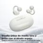 Auriculares Deportivos de Conducción Aérea OpenRock E OPACE02 V2 con estuche de carga/ Autonomía 7h/ Blancos