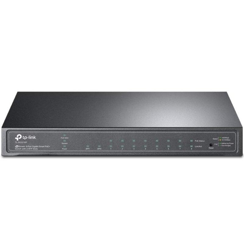 Switch TP-Link Smart Gigabit TL-SG2210P V2 10 Puertos/ RJ-45 10/100/1000 PoE/ SFP