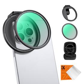 K&amp;F Concept Smartphone Magnetic CPL Filter 67mm w/ Clip