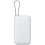 Powerbank 20000mAh Xiaomi Power Bank Integrated Cable/ 22.5W/ Blanco/ Incluye Cable USB Tipo-C
