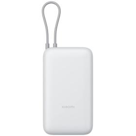 Powerbank 20000mAh Xiaomi Power Bank Integrated Cable/ 22.5W/ Blanco/ Incluye Cable USB Tipo-C