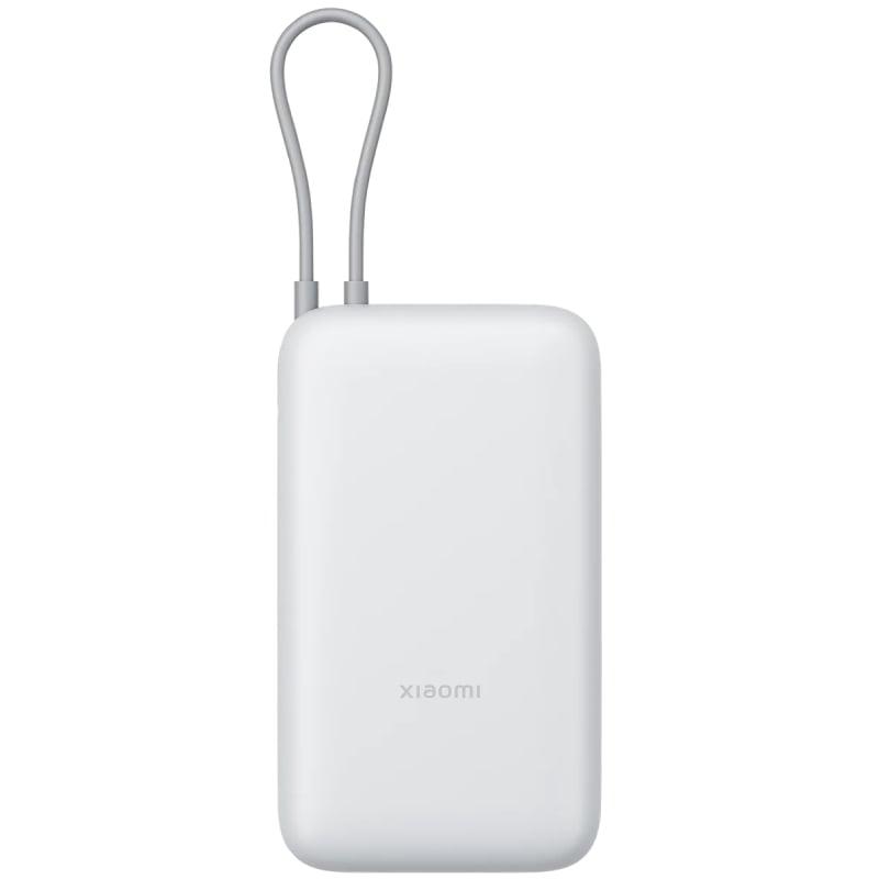 Powerbank 20000mAh Xiaomi Power Bank Integrated Cable/ 22.5W/ Blanco/ Incluye Cable USB Tipo-C
