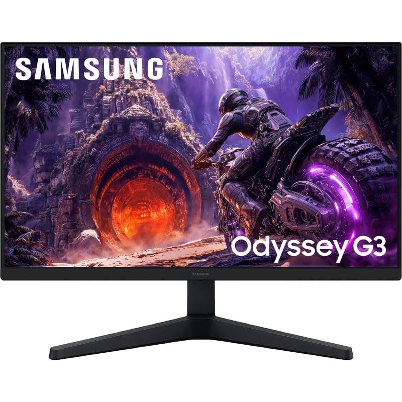 Monitor Gaming Samsung Odyssey G3 S24HG302EU 24'/ Full HD/ 1ms/ 200Hz/ VA/ Regulable en altura/ Negro