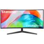 Monitor Profesional Ultraparonámico Curvo Samsung ViewFinity S5 S34H550GAU 34'/ UWQHD/ Negro