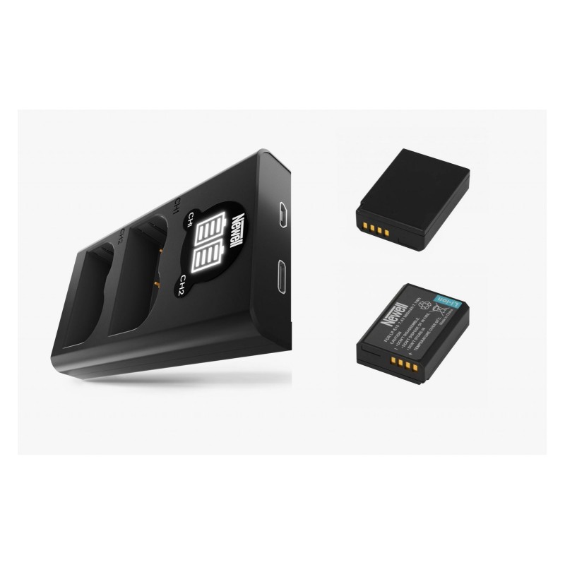 Comprar Newell CARGADOR DOBLE + 2 BATERÍAS LPE10 - Ganga Electrónica