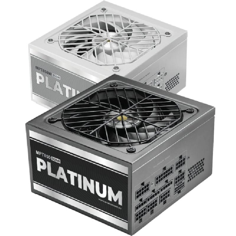 Fuente de Alimentación Mars Gaming MPT850/ 850W/ Ventilador 14cm/ ATX 3.1/ PCIe 5.1/ 80 Plus Platinum/ Negra