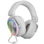 Auriculares Gaming Inalámbricos con Micrófono Mars Gaming MH-FORGE/ Jack 3.5/ Bluetooth/ Blancos