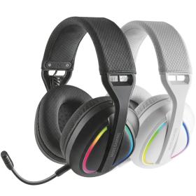 Auriculares Gaming Inalámbricos con Micrófono Mars Gaming MHW-QUASAR/ Jack 3.5/ Bluetooth/ Negros