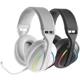 Auriculares Gaming Inalámbricos con Micrófono Mars Gaming MHW-QUASAR/ Jack 3.5/ Bluetooth/ Blancos
