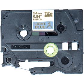 Brother P-Touch 24mm Light Blue/Gold