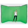 Lastolite Panoramic Background 400cm Cover Chromakey Green