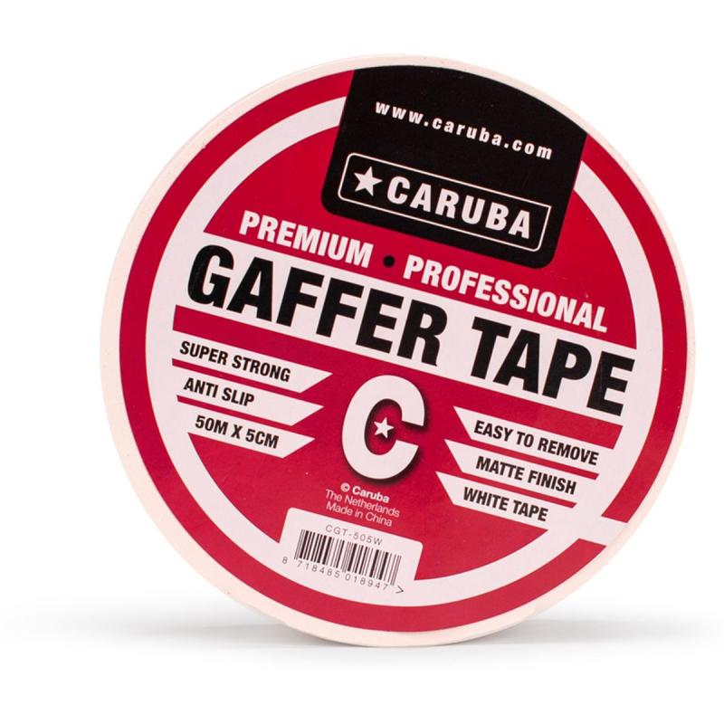 Caruba Gaffer Tape 50MTR X 5cm White