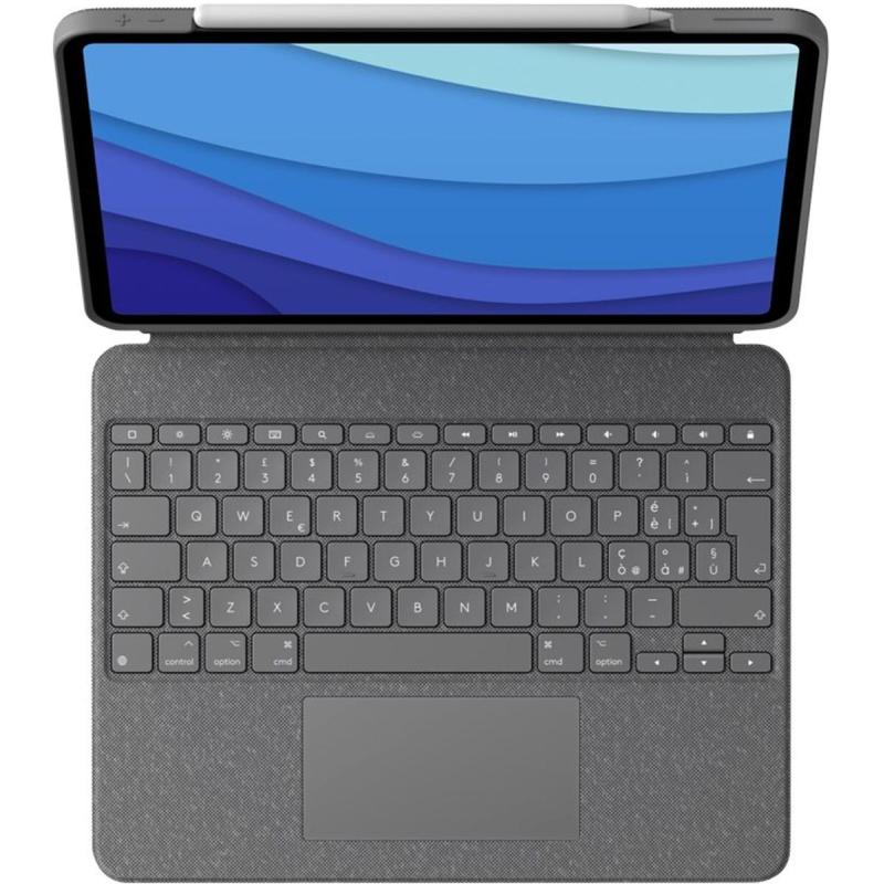 Logitech Combo Touch - Grey - Central (DE)