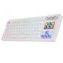 Teclado Gaming Mecánico Mars Gaming MK-MASTER/ Switch Rojo/ Blanco/ Incluye SmartDeck