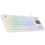 Teclado Gaming Mecánico Mars Gaming MK-MASTER/ Switch Rojo/ Blanco/ Incluye SmartDeck
