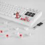 Teclado Gaming Mecánico Mars Gaming MK-MASTER/ Switch Rojo/ Blanco/ Incluye SmartDeck