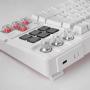 Teclado Gaming Mecánico Mars Gaming MK-MASTER/ Switch Rojo/ Blanco/ Incluye SmartDeck