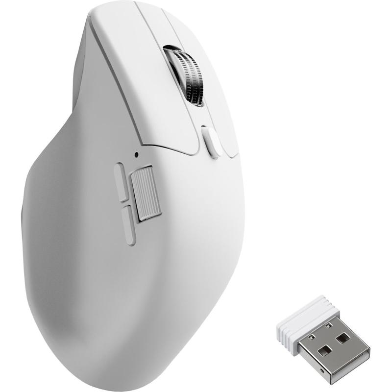 Keychron M6 - Wireless Optical Mouse - 8K Polling Rate - Pixart 3950 - White