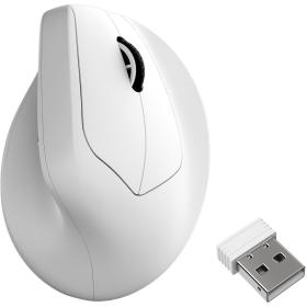 Keychron M5 - Wireless Ergonomic Mouse - 8K Polling Rate - Pixart 3950 - White