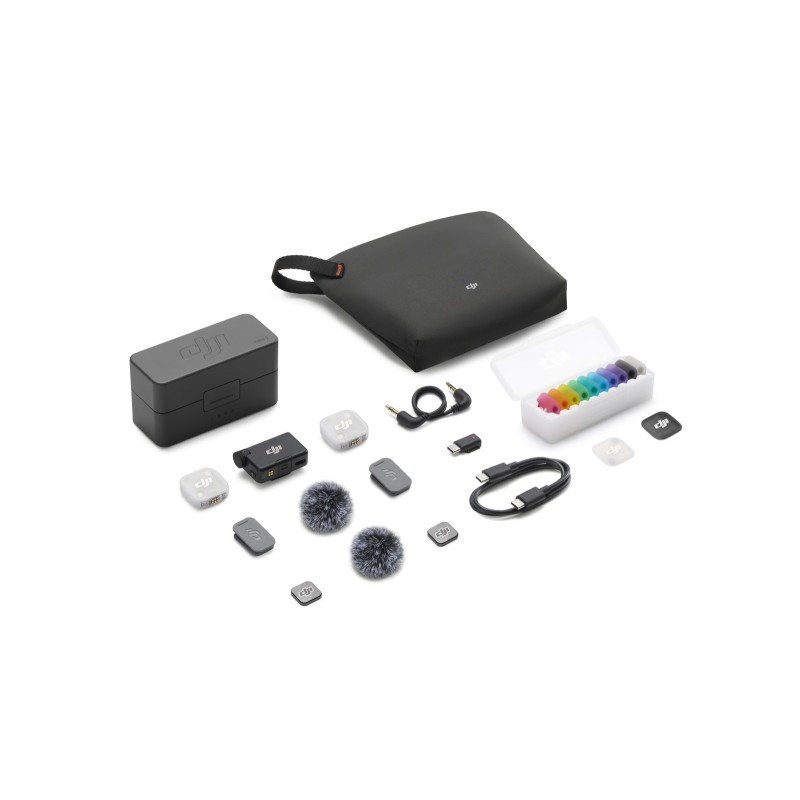 DJI Mic Mini 2 Kit de Micrófono Inalámbrico (2 TX + 1 RX + | Ganga Electrónica