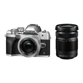 Olympus OM-D E-M10 Mark IV Plata Kit 14-42mm EZ + 40-150mm R | Ganga Electrónica