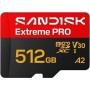 SanDisk Extreme PRO microSDXC UHS-I 512GB 250MB/s | Ganga Electrónica