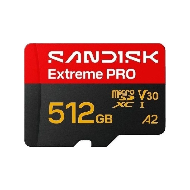 SanDisk Extreme PRO microSDXC UHS-I 512GB 250MB/s | Ganga Electrónica