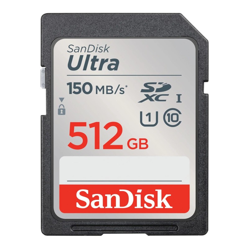 SanDisk Ultra SDXC UHS-I 512GB 150MB/s (SDSDUNC-512G-GN6IN) | Ganga Electrónica
