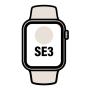 Apple Watch SE3/ GPS/ Cellular/ 40mm/ Caja de Aluminio Blanco Estrella/ Correa Deportiva Arena S/M
